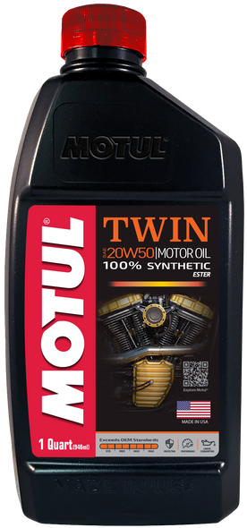 Motul Motul Twin 100% Syn 20W50 Qt 108061