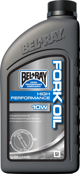 Bel-Ray High-Performance Fork Oil 10W 1L 99320-B1Lw