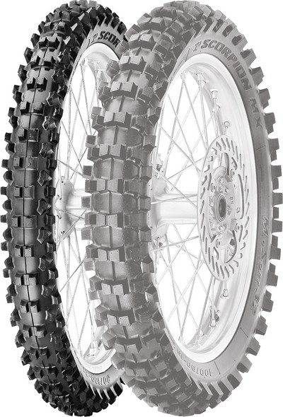 Pirelli Tire Mx32 Mid Soft Front 80/100-21 51M Bias Tt 2588300