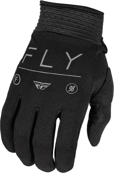 Fly Racing F-16 Gloves Black/Charcoal Lg 377-911L