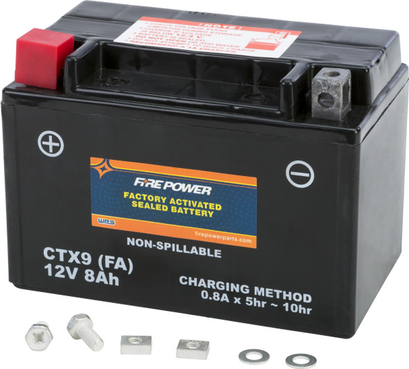 Fire Power Battery Ctx9 Sealed Factory Activated Ctx9-Bs(Fa)