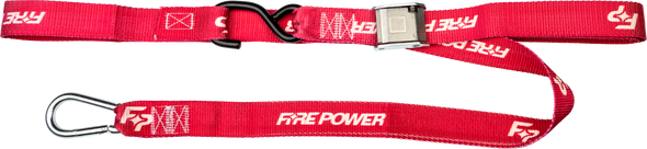 Fire Power 1.5" Tie-Down Soft-Tie Red 2/Pk 29-13072