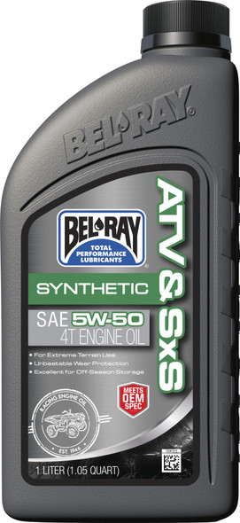 Bel-Ray ATV & Sxs Synthetic 4T Engine 5W50 12/Case 302664150160