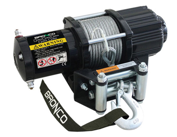 Bronco 4500 Lb Winch Steel Cable Ac-12107