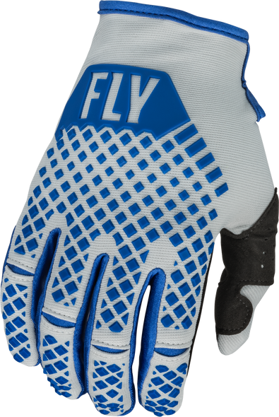 Fly Racing Kinetic Gloves Blue/Light Grey Sm 376-411S