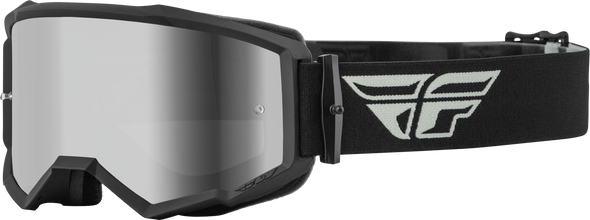 Fly Racing Zone Goggle Grey/Black W/ Silver Mirror/Smoke Lens 37-51494