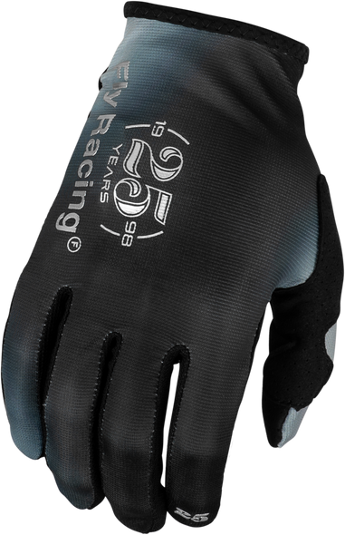 Fly Racing Lite Se Legacy Gloves Light Grey/Black Lg 377-714L