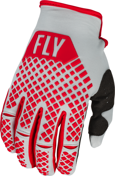 Fly Racing Kinetic Gloves Red/Grey 2X 376-4142X