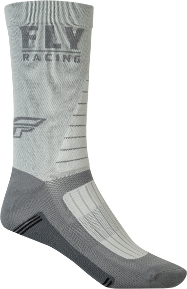 Fly Racing Factory Rider Socks Grey Lg/Xl 350-0562L