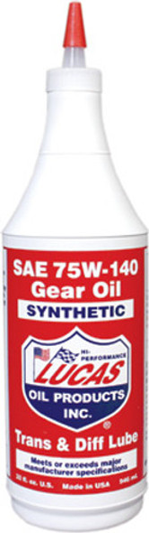 Lucas Synthetic Gear Oil 75W-140 Qt 10121