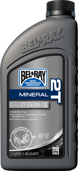 Bel-Ray 2T Mineral Engine Oil 1L 99010-B1Lw