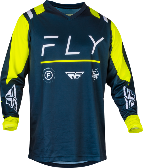 Fly Racing F-16 Jersey Navy/Hi-Vis/White Md 377-922M