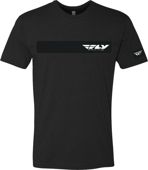 Fly Racing Fly Corporate Tee Black Lg 352-0010L