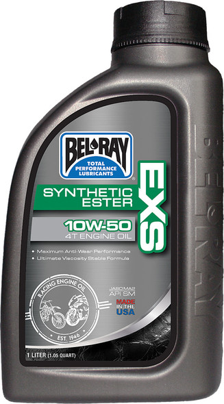 Bel-Ray Exs Full Synthetic Ester 4T Engine Oil 10W-50 1L 99160-B1Lw