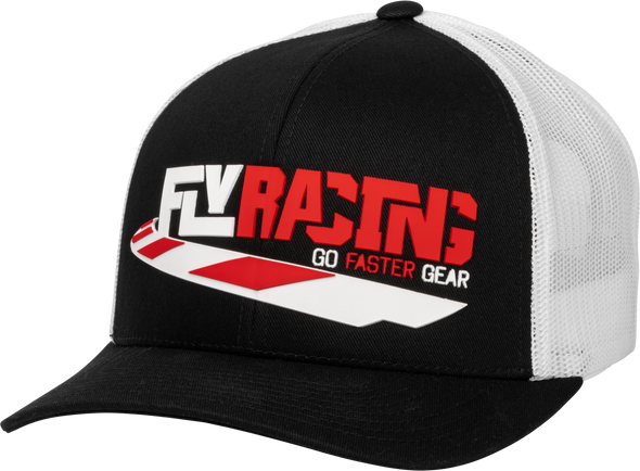 Fly Racing Lowside Hat Black/White 477-0041
