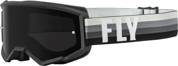 Fly Racing Youth Zone Goggle Black/Grey W/ Dark Smoke Lens 37-51711