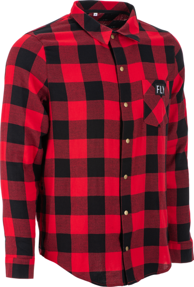 Fly Racing Fly TEK Flannel Red/Black Xl 354-6392X