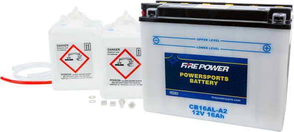 Fire Power Battery W/Acid Cb16Al-A2 12V Heavy Duty Cb16Al-A2