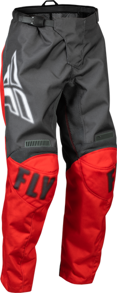 Fly Racing Youth F-16 Pants Grey/Red Sz 18 376-23418