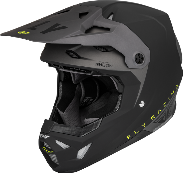 Fly Racing Formula Cp Slant Helmet Matte Black/Grey/Hi-Vis 2X 73-00302X