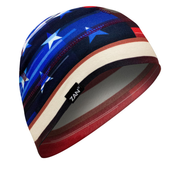 Zan Sportflex Helmet Liner/Beanie Distressed Flag Whll150