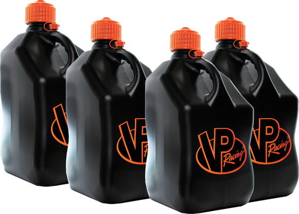 Vp Racing Motorsports Container V-Twin 5.5 Gallon Black/Orange 3852-Ca
