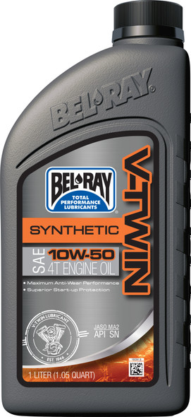 Bel-Ray V-Twin Synthetic Engine Oil 10W-50 1L 96915-Bt1