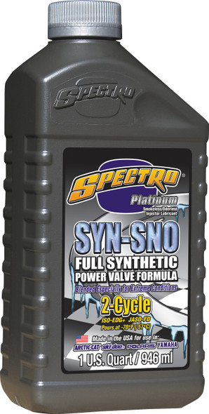 Spectro Platinum Sno Synthetic 2T 1 Qt Powervalve Formula 310332