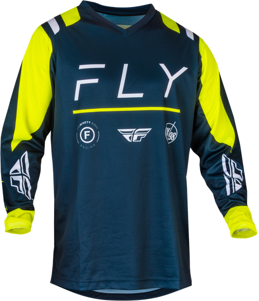 Fly Racing F-16 Jersey Navy/Hi-Vis/White Sm 377-922S