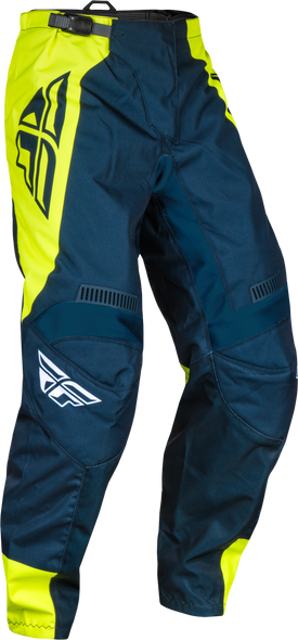 Fly Racing F-16 Pants Navy/Hi-Vis/White Sz 36 377-93236