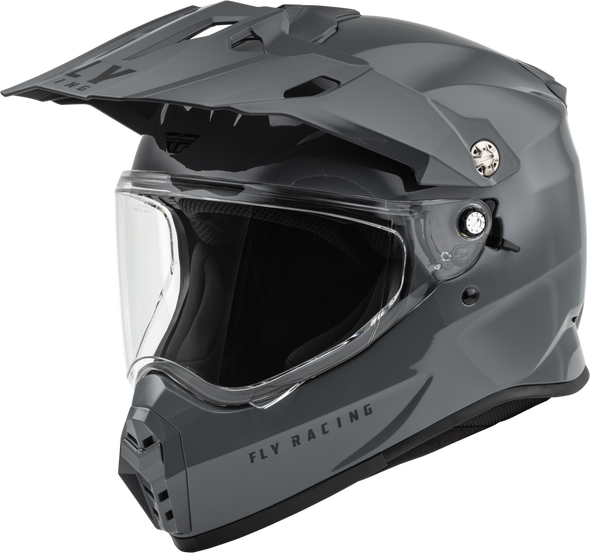 Fly Racing Trekker Solid Helmet Grey Md 73-7020M