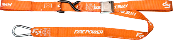 Fire Power 1.5" Tie-Down Soft-Tie Orange 2/Pk 29-13071
