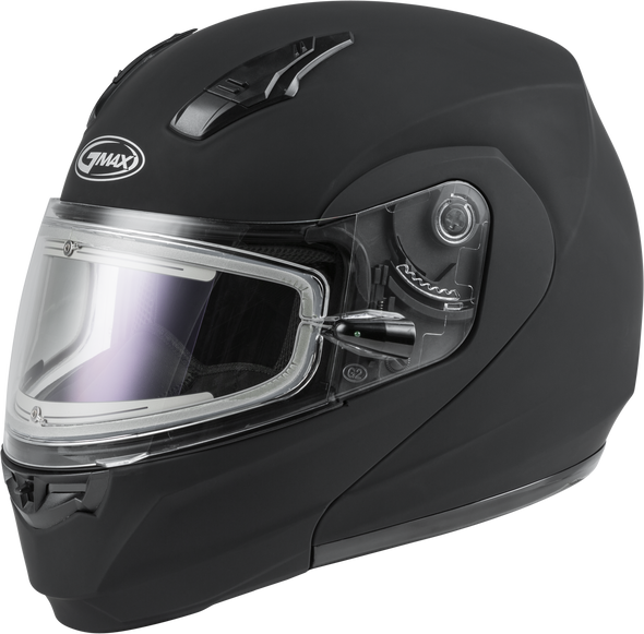 Gmax Md-04S Modular Snow Helmet W/Electric Shield Matte Blk Xl M4040077