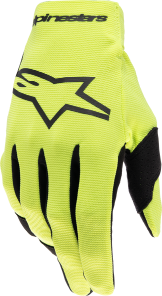 Alpinestars Radar Gloves Yellow Fluo/Black Lg 3561824-551-L