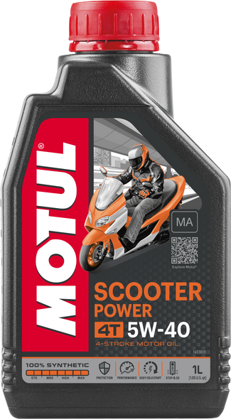 Motul Scooter 4T 5W40 Syn 1 Ltr 105958