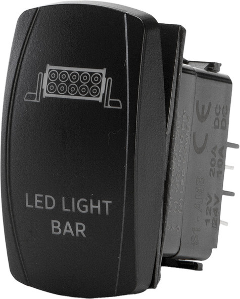 Flip Led Light Bar Lighting Switch Pro Series Backlit Sc1-Amb-L12