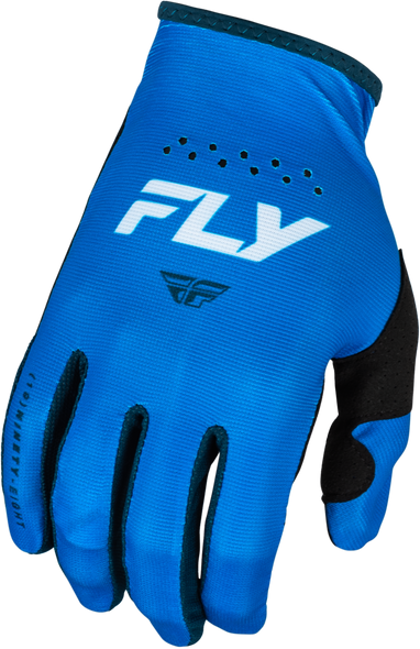 Fly Racing Youth Lite Gloves Blue/White Yl 377-713Yl