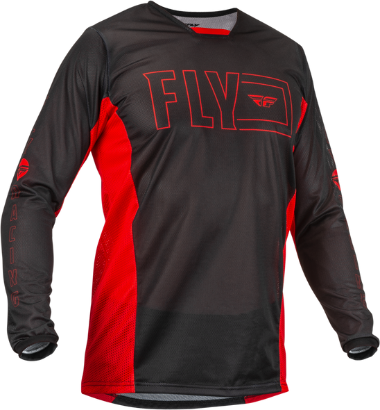 Fly Racing Kinetic Mesh Jersey Red/Black Xl 376-314X