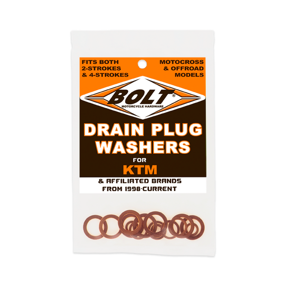 Bolt Drain Plug Washers 2/4 Stroke Models Ktm Dpw.Ktm