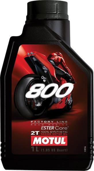 Motul 800 2T Factory Line Oil Liter 104041