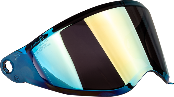 Fly Racing Trekker Helmet Face Shield Gold Iridium F73-88551