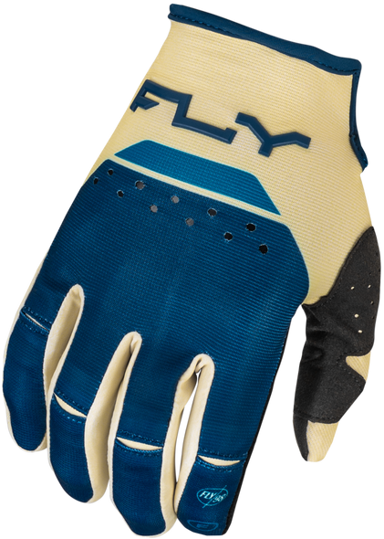 Fly Racing Kinetic Reload Gloves Ivory/Navy/Cobalt Md 377-513M