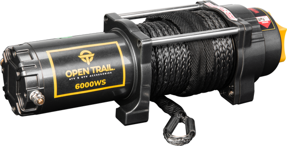 Open Trail 6000Lb Wide Winch Synthetic Rope 460-0134