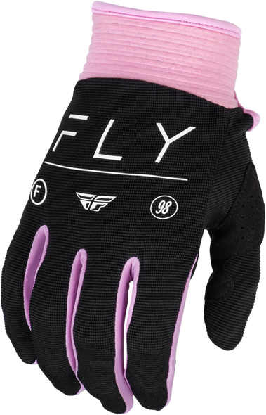 Fly Racing Women'S F-16 Gloves Black/Lavender Xs 377-811Xs