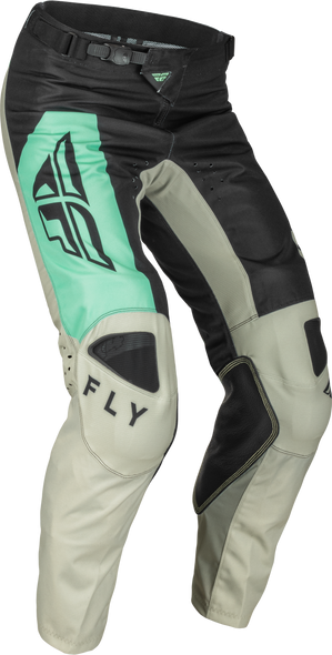 Fly Racing Kinetic Jet Pants Black/Mint/Grey Sz 34 376-53034