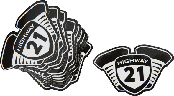 Highway 21 Decal 3" 10/Pack 99-8321