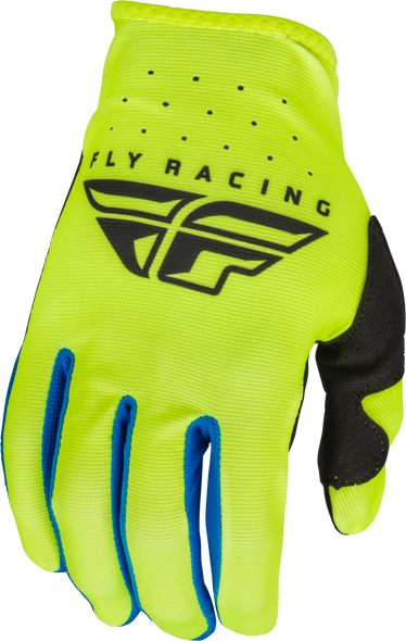 Fly Racing Youth Lite Gloves Hi-Vis/Black Ys 376-712Ys