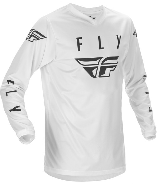 Fly Racing Fly Universal Jersey White/Black 2X 374-9952X