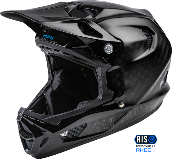 Fly Racing Werx-R Carbon Helmet Black Carbon Md 73-9220M