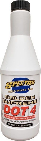 Spectro Dot 4 Golden Brake Fluid 12 Oz 310232